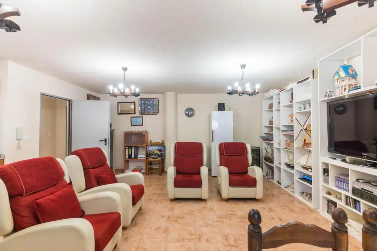 Sala d'estar de Casa o xalet en venda en Murcia amb Aire condicionat, Calefacció i Jardí privat