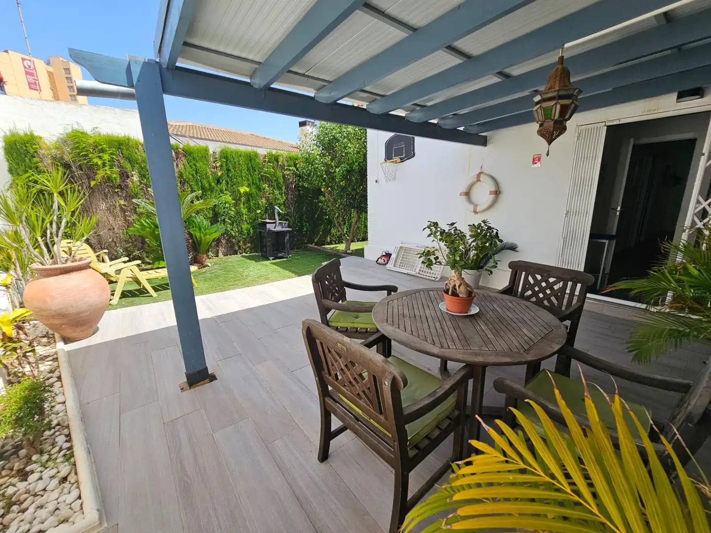 Terraza de Casa o chalet en venta en San Javier con Aire acondicionado, Jardín privado y Piscina