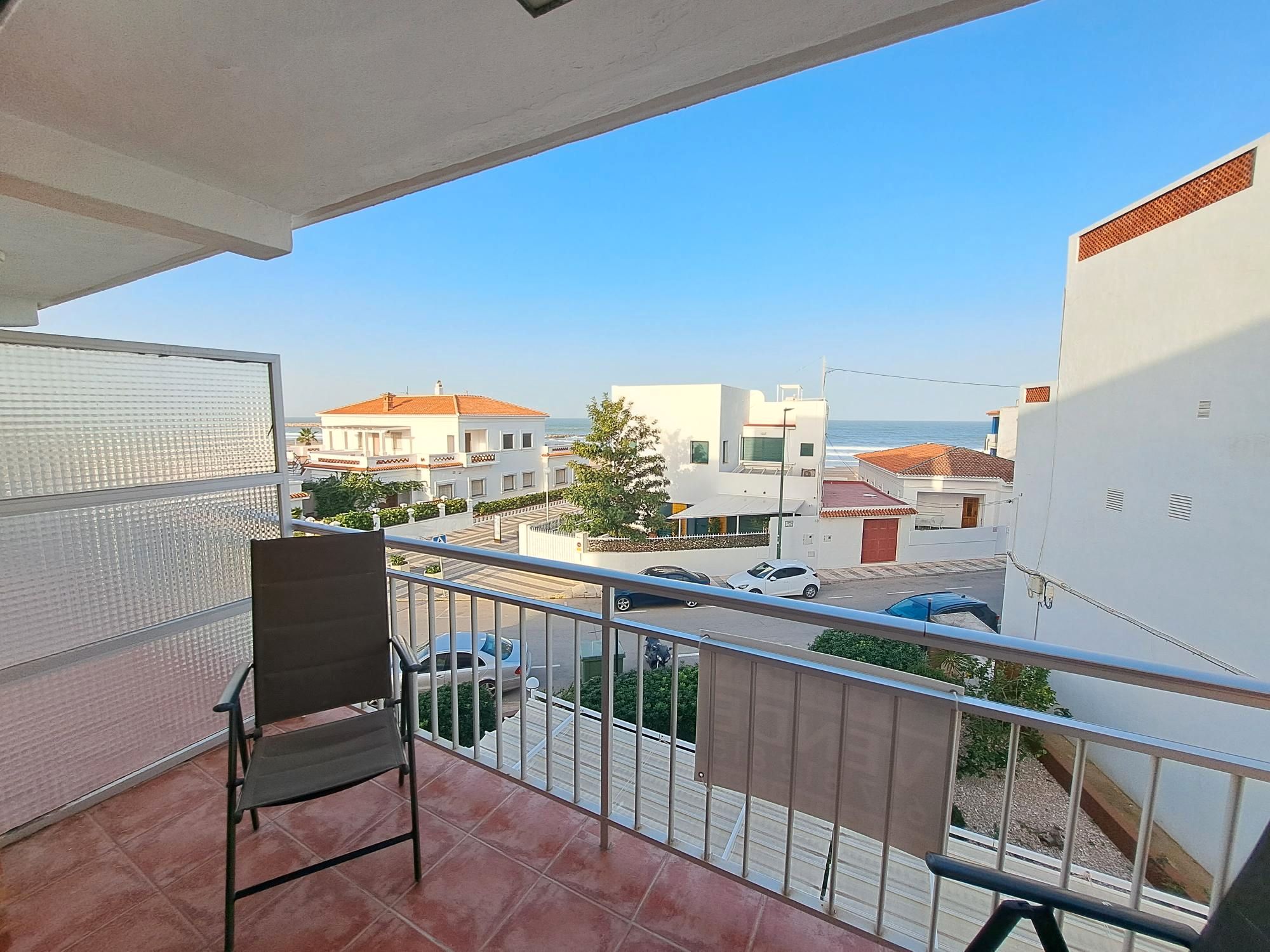 Balcony of Apartment for sale in Oliva  with Air Conditioner, Furnished and Oven