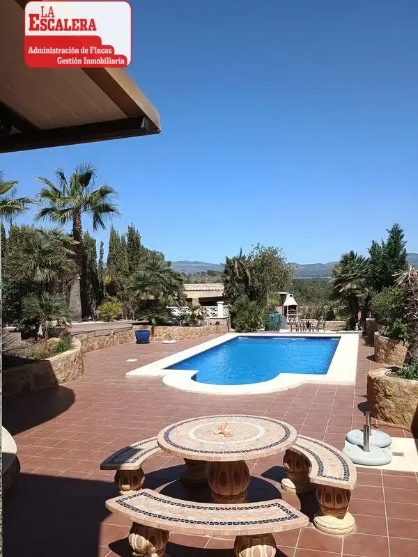 Piscina de Casa o chalet en venta en Castalla con Aire acondicionado, Calefacción y Jardín privado