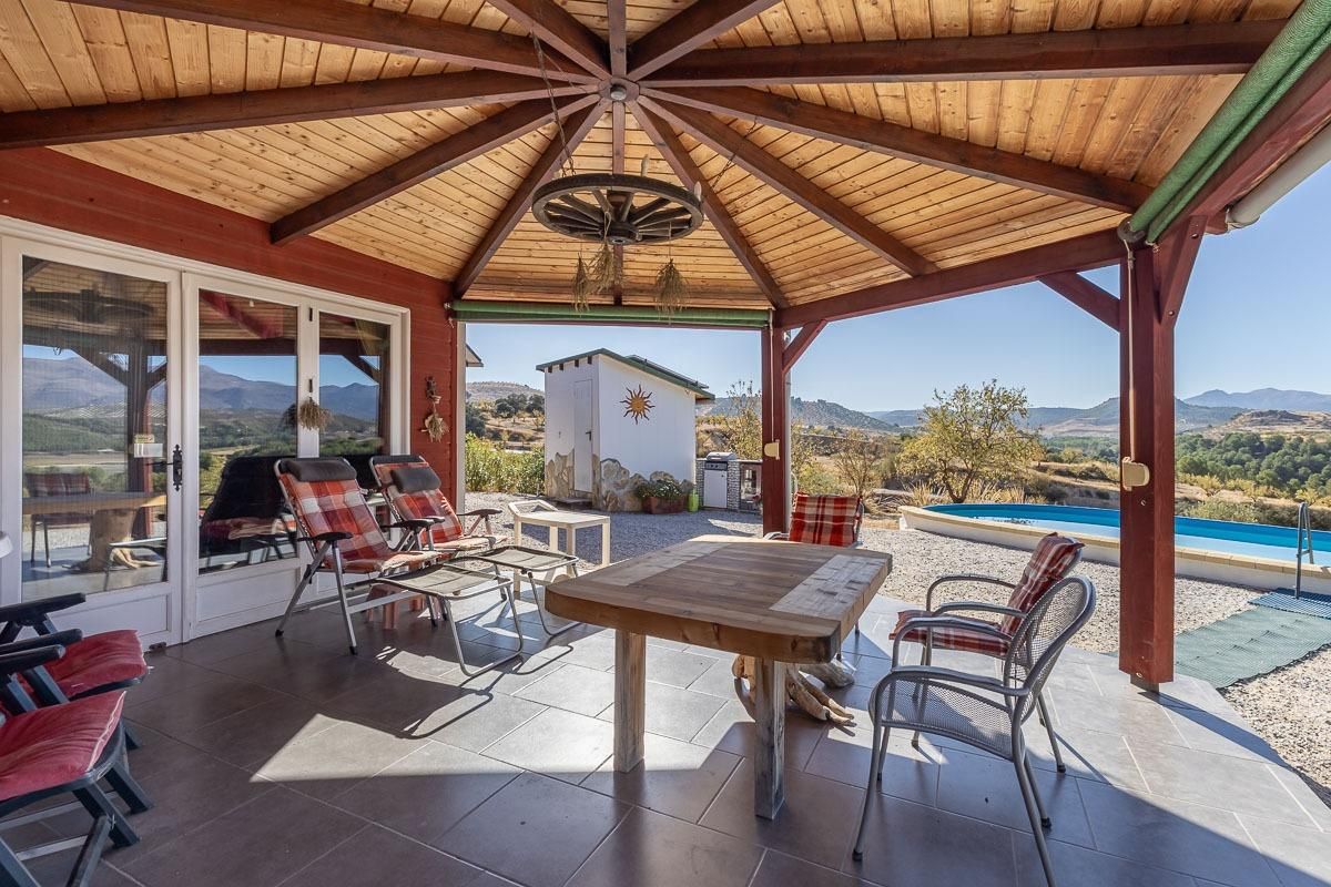 Terraza de Casa o chalet en venta en Arenas del Rey con Calefacción, Jardín privado y Piscina