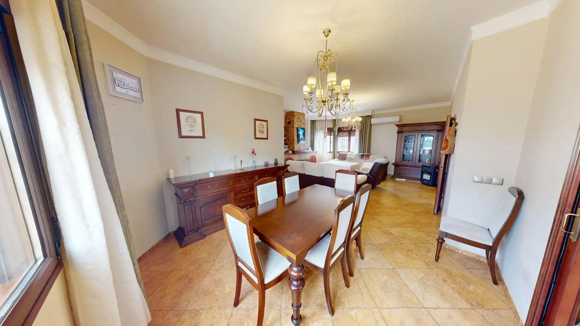 Dining room of Houses for sale in Colmenar  with Air Conditioner, Heating and Private garden
