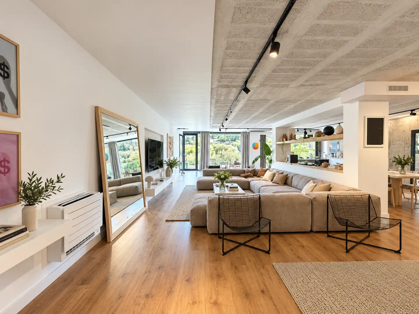Sala de estar de Piso en venta en Campanet con Calefacción y Jardín privado