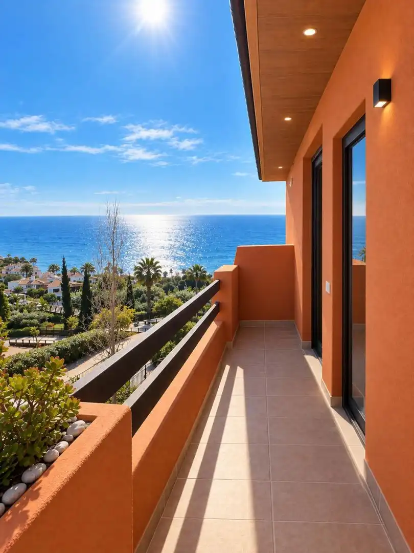 Terrasse von Wohnungen zur Miete in Estepona Pueblo