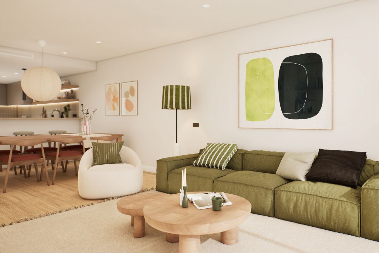 Sala d'estar de Pis en venda en Girona Capital amb Aire condicionat, Calefacció i Terrassa