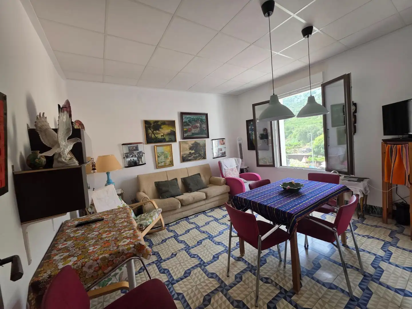 Sala d'estar de Casa adosada en venda en La Vall de Gallinera amb Terrassa, Traster i Balcó