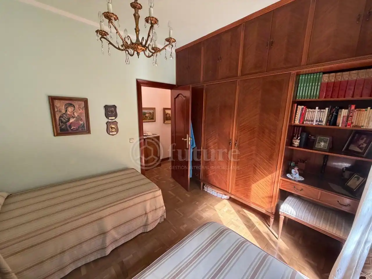Bedroom of Flat for sale in Salamanca  with Heating, Parquet flooring and Terrace