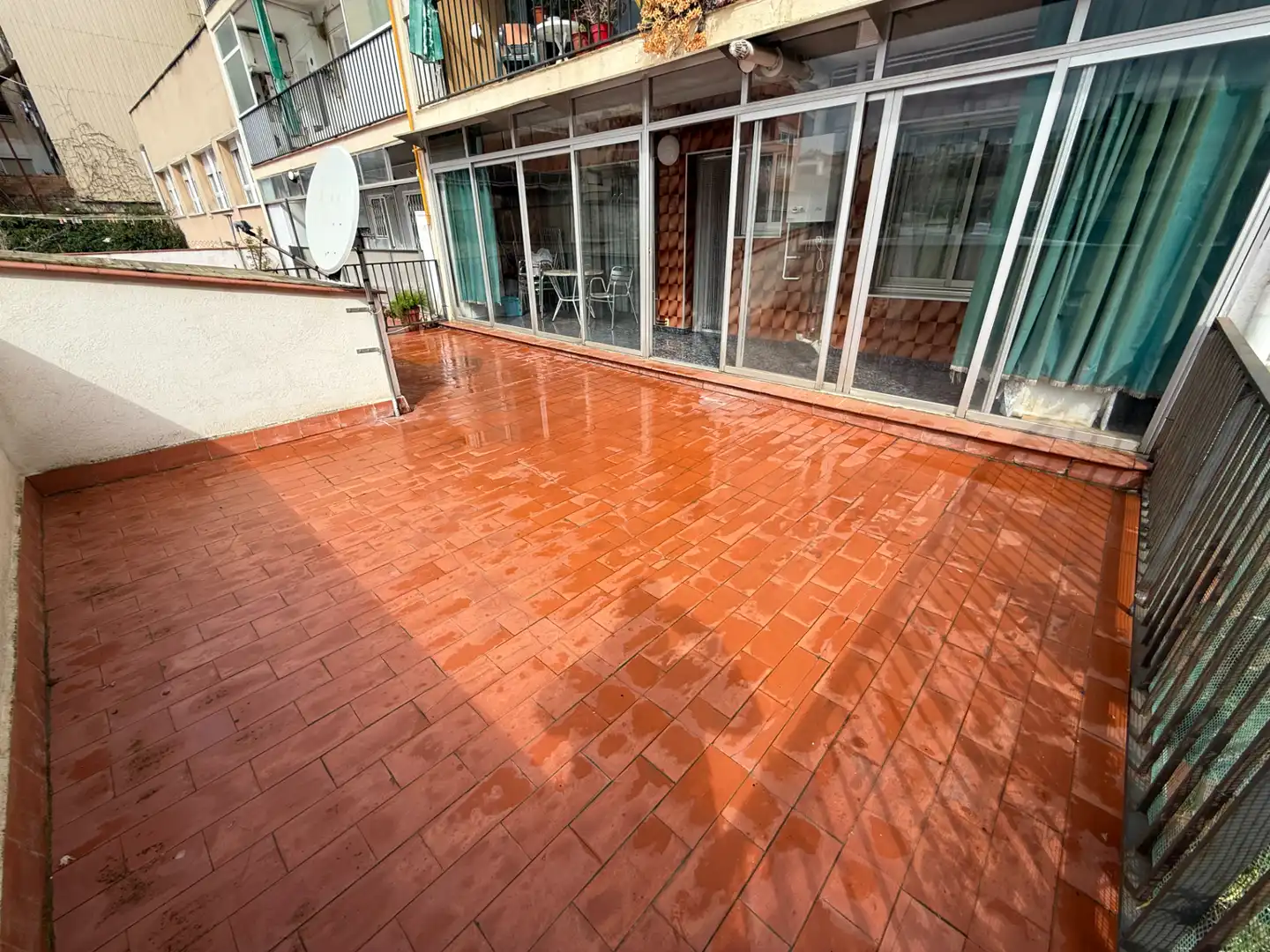 Terrasse von Wohnung zum Verkauf in Terrassa mit Klimaanlage, Heizung und Terrasse