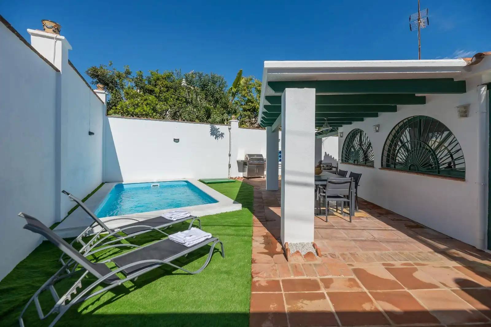 Jardín de Casa o chalet en venta en Marbella con Aire acondicionado, Calefacción y Jardín privado