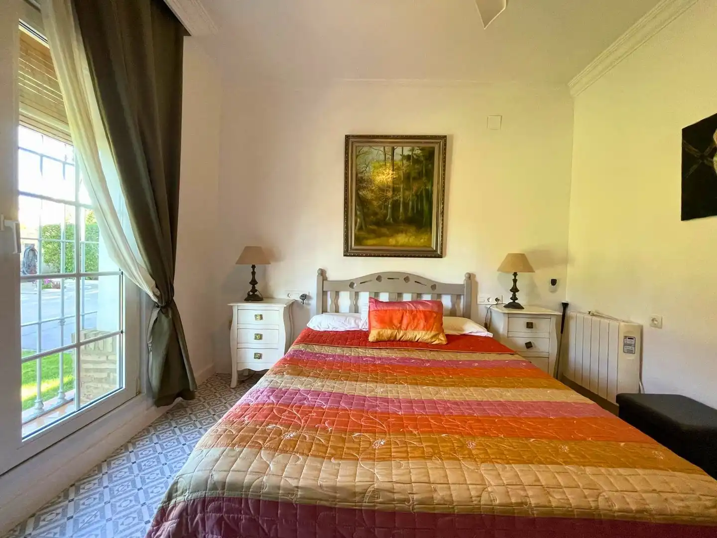 Schlafzimmer von Haus oder Chalet zum Verkauf in Aljaraque mit Klimaanlage, Heizung und Privatgarten