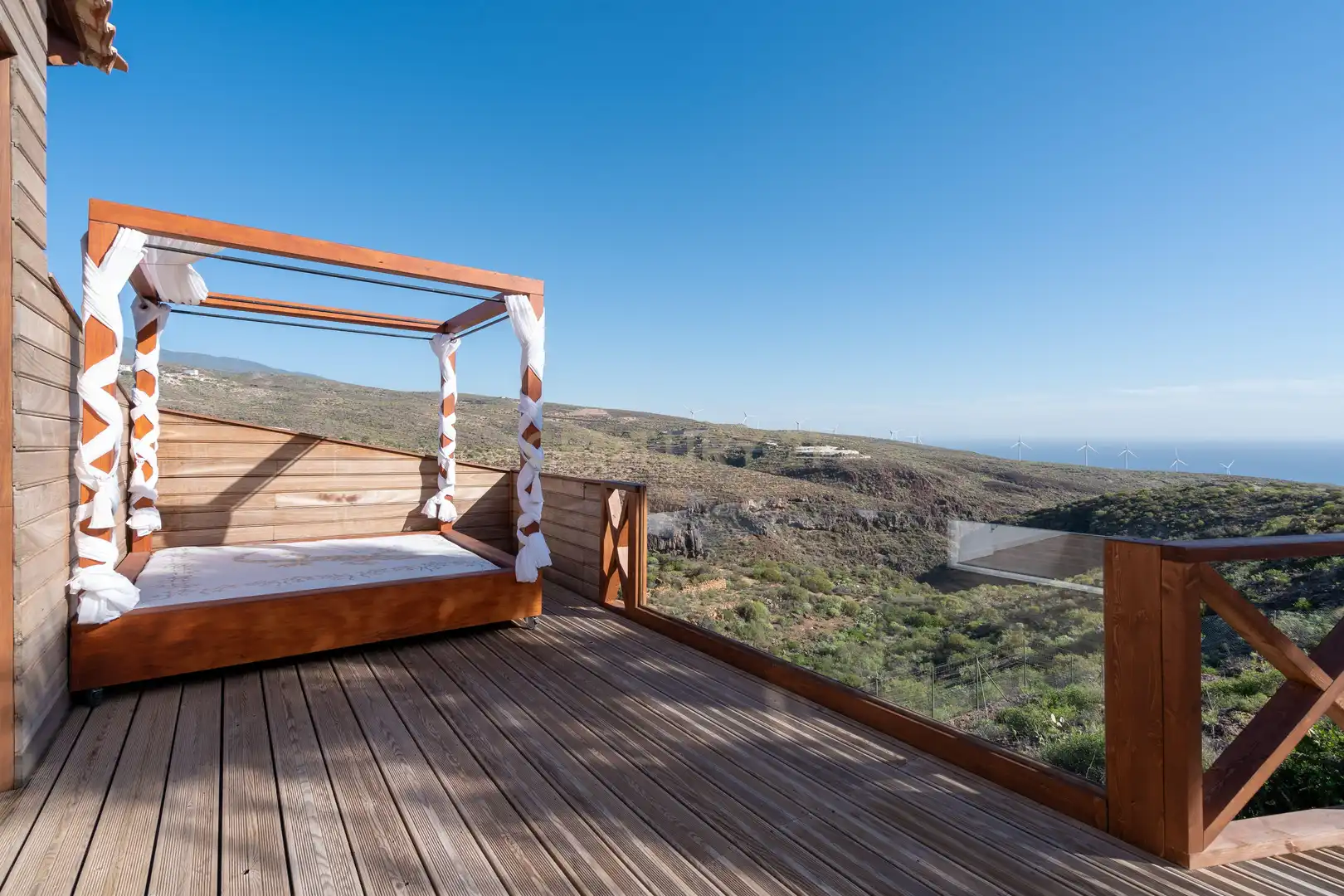 Terrasse von Haus oder Chalet zur Miete in Candelaria