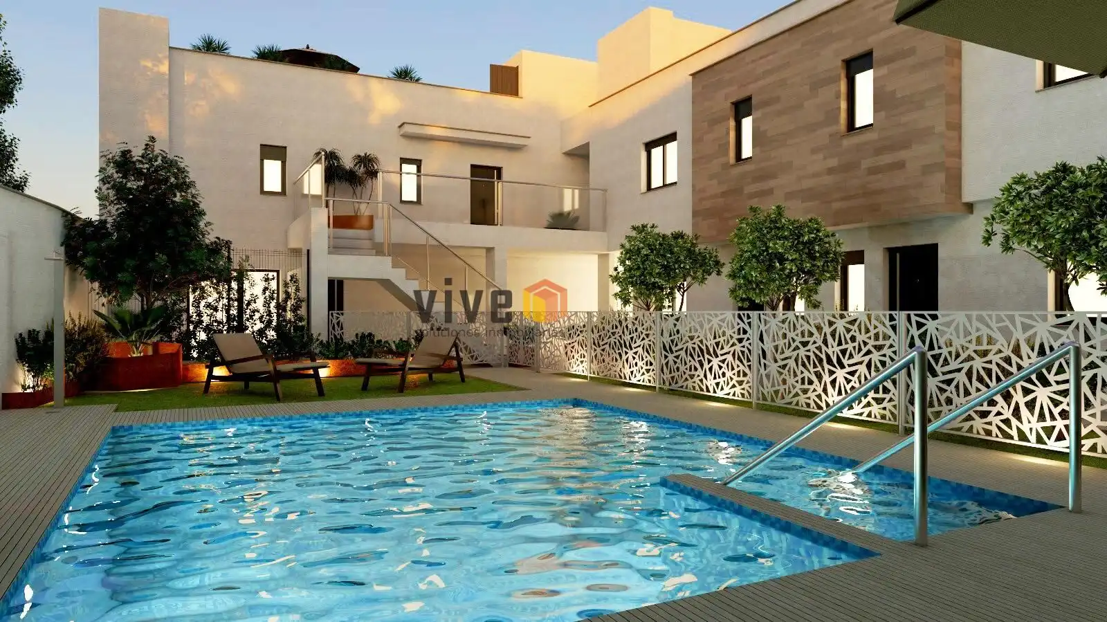 Swimming pool of Single-family semi-detached for sale in Mairena del Aljarafe  with Air Conditioner, Terrace and Storage room