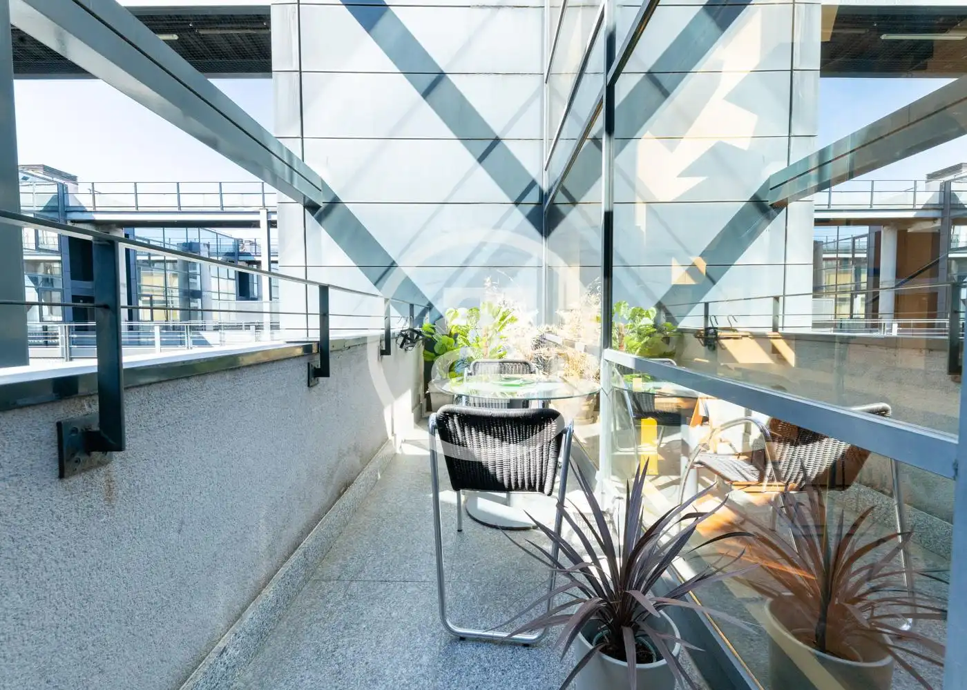 Terrace of Duplexes for rent in Madrid  with Air Conditioner, Heating and Furnished
