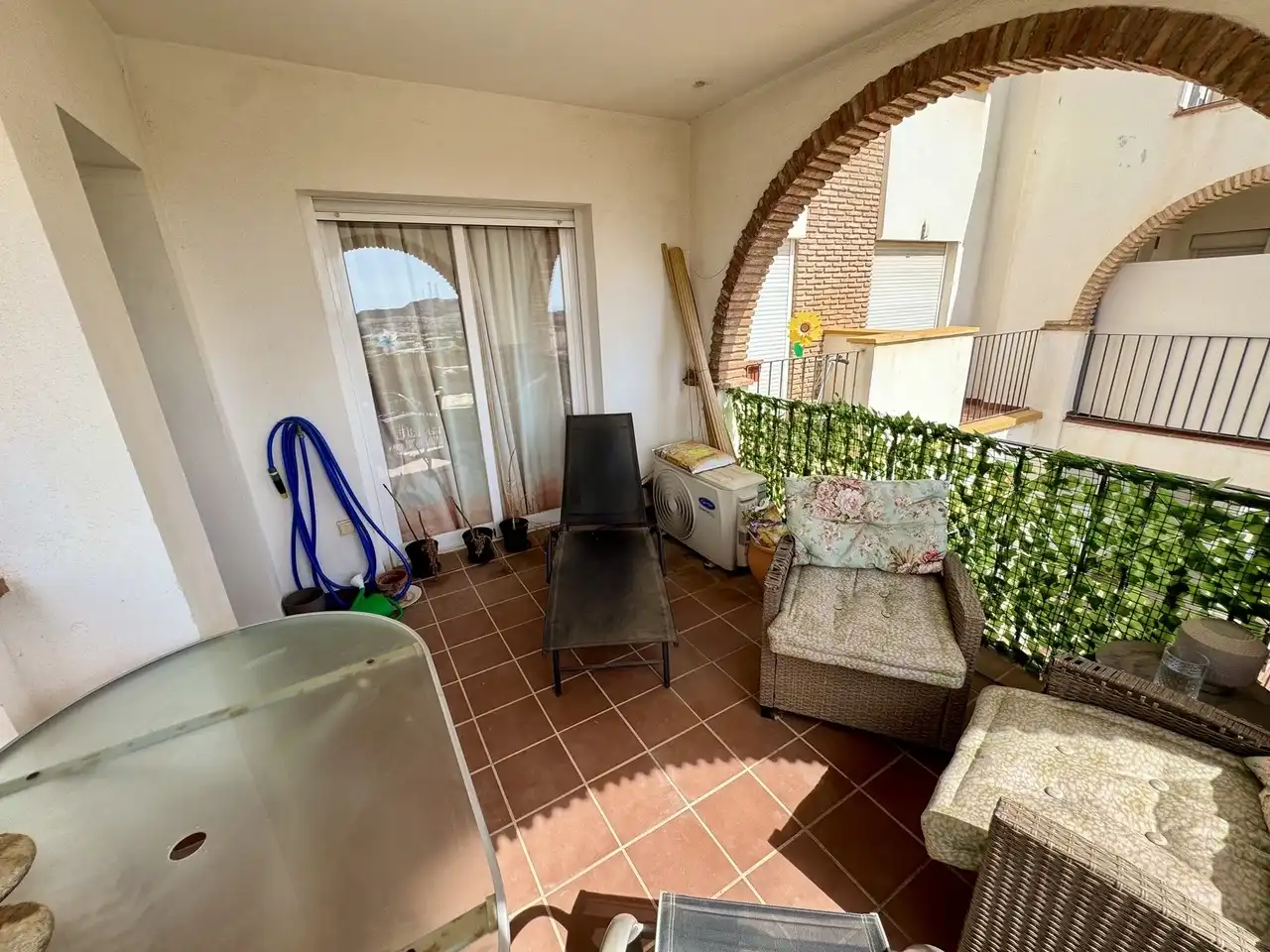 Balcony of Apartments for sale in Vera  with Air Conditioner, Terrace and Swimming Pool