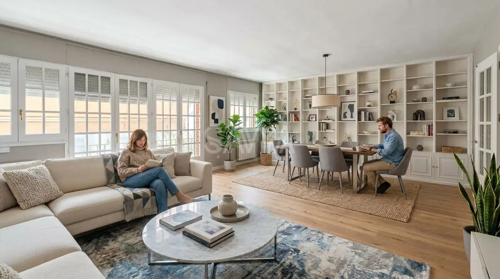 Sala de estar de Casa o chalet en venta en Sant Just Desvern con Aire acondicionado, Terraza y Trastero