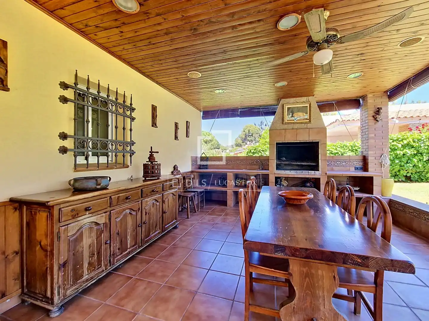 Terraza de Casa o chalet de alquiler en Cunit con Aire acondicionado, Calefacción y Jardín privado