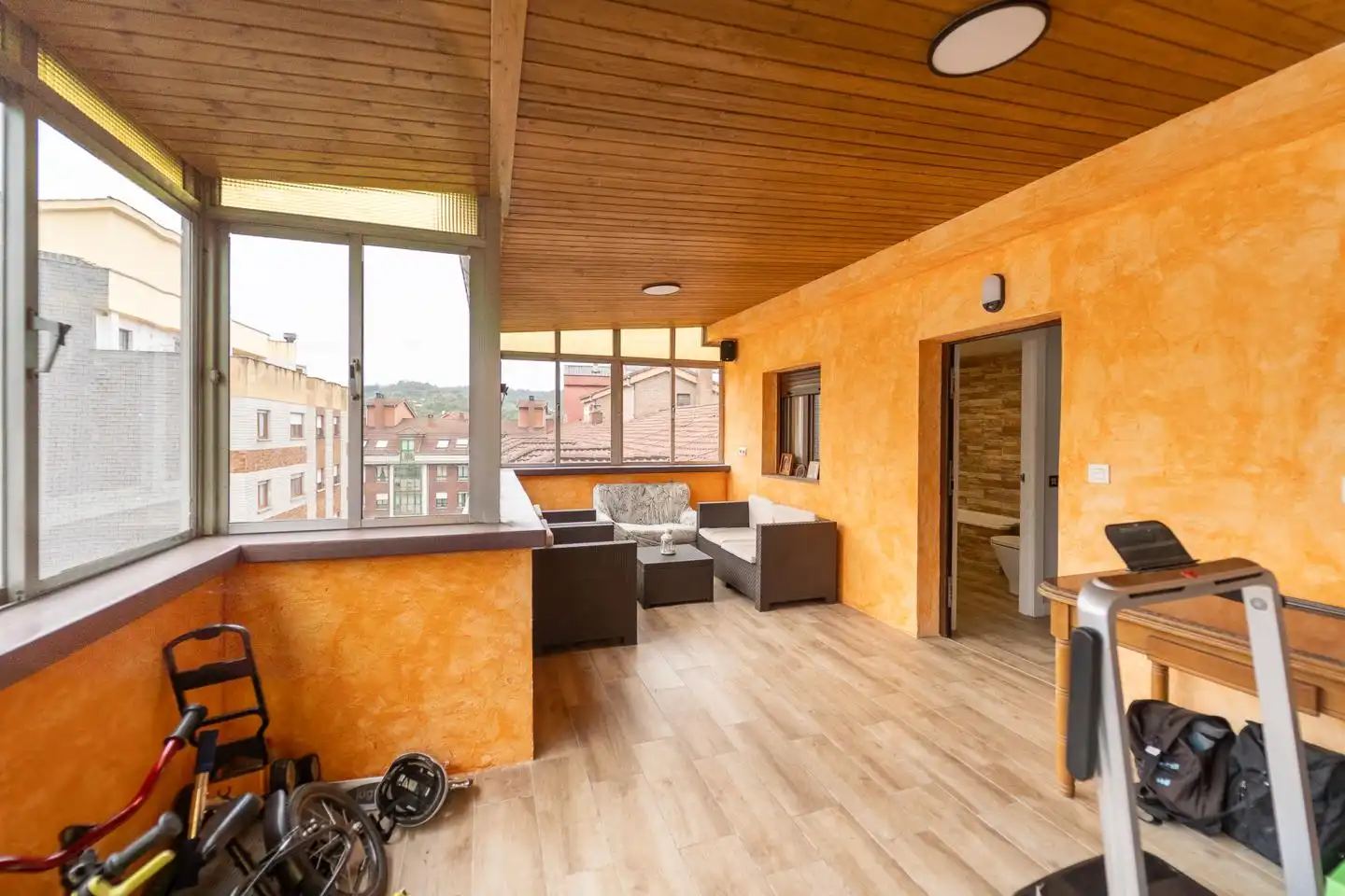 Terrace of Attic for sale in Langreo  with Heating, Parquet flooring and Terrace