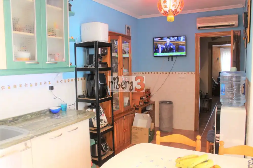 Küche von Einfamilien-Reihenhaus zum Verkauf in San Javier mit Klimaanlage, Terrasse und Balkon