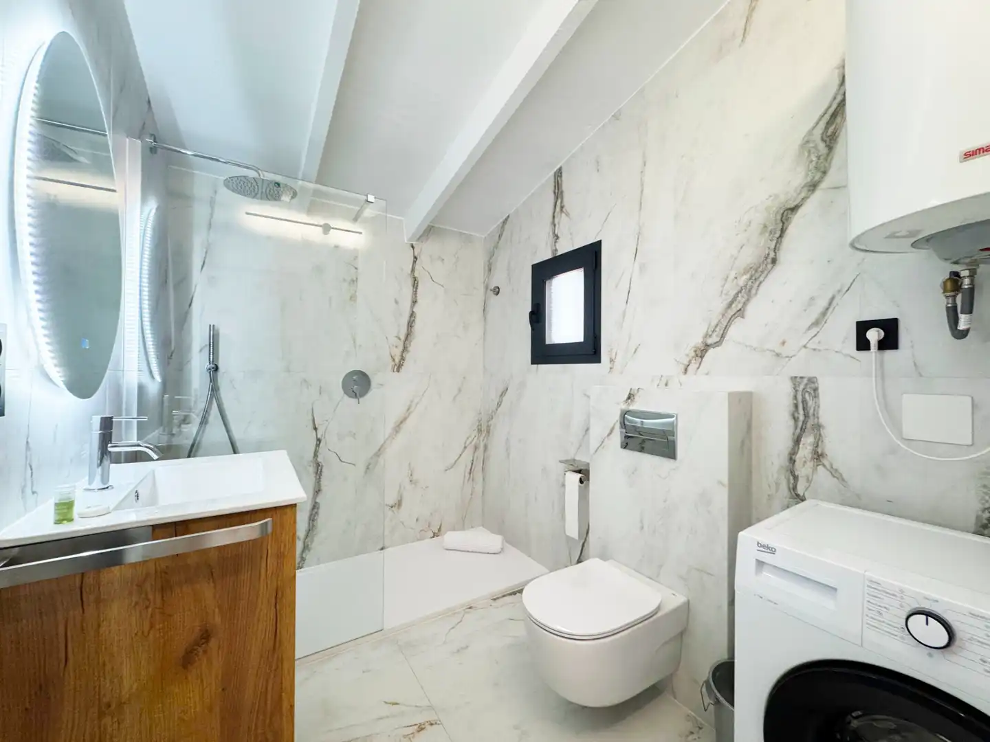 Baño de Finca rústica en venta en San Javier con Aire acondicionado, Calefacción y Jardín privado
