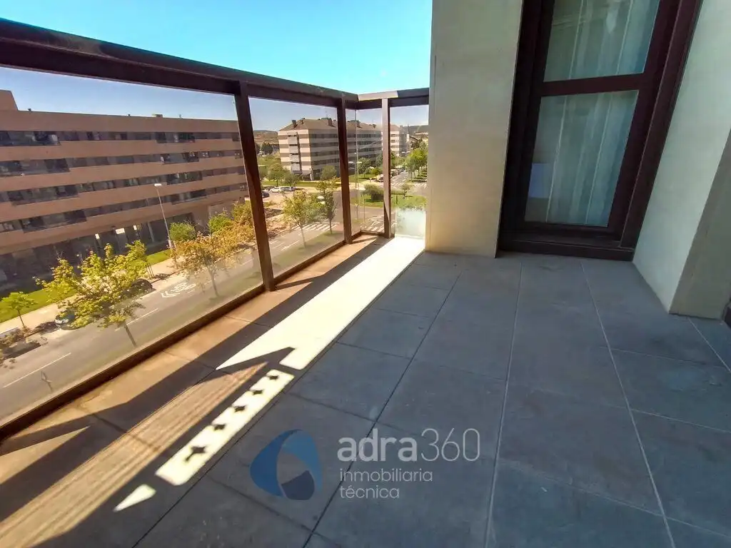 Terrace of Flat for rent in  Logroño  with Air Conditioner, Heating and Storage room