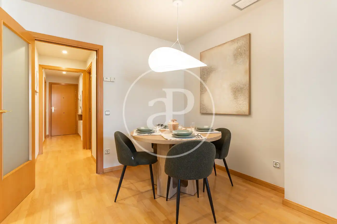 Esszimmer von Wohnung zur Miete in Barcelona mit Klimaanlage, Heizung und Möbliert