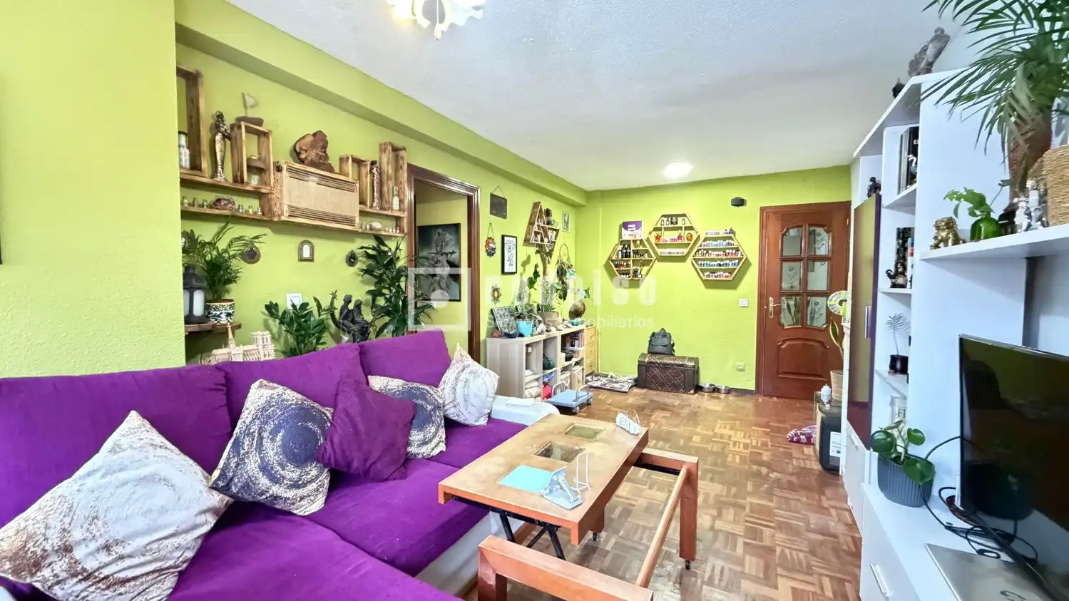 Sala de estar de Piso en venta en Leganés con Calefacción y Parquet