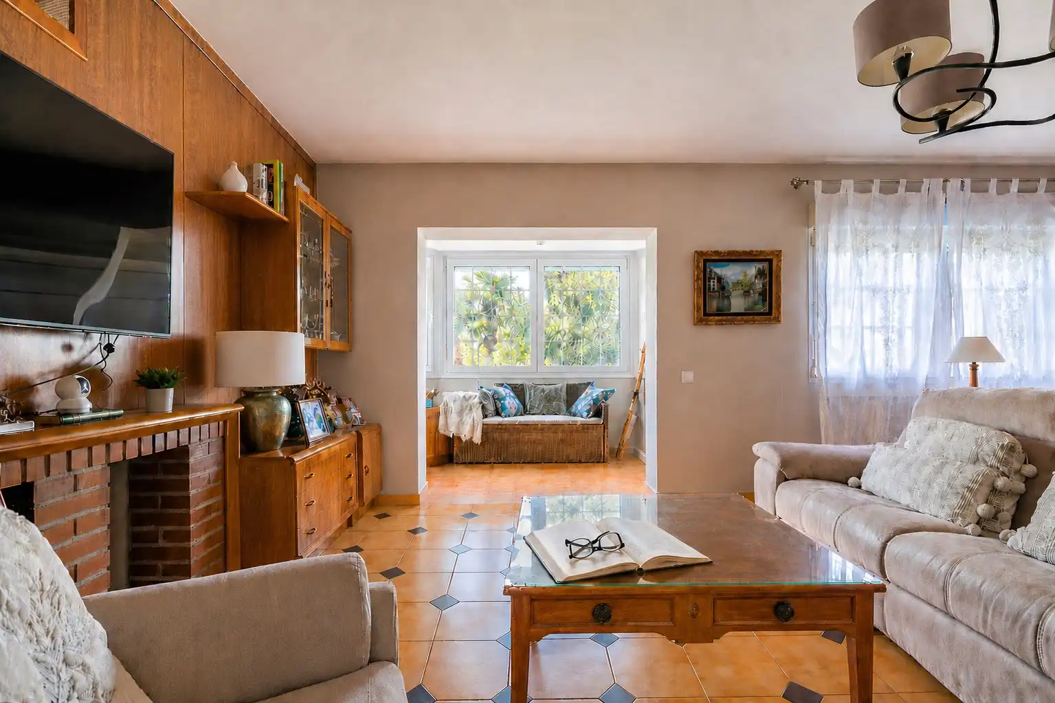 Sala de estar de Casa o chalet en venta en Villaviciosa de Odón