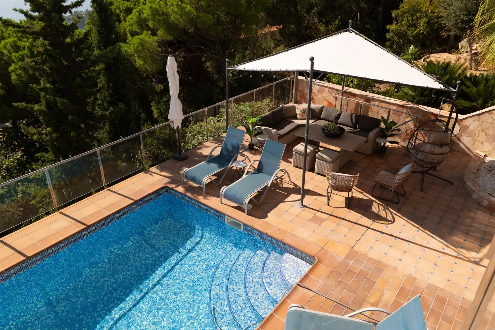 Terraza de Casa o chalet en venta en Lloret de Mar con Aire acondicionado, Calefacción y Jardín privado