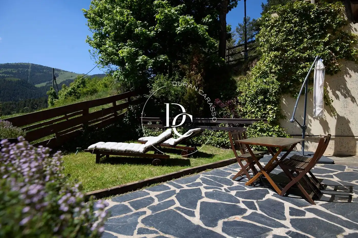 Terraza de Casa o chalet de alquiler en Alp con Calefacción, Jardín privado y Terraza