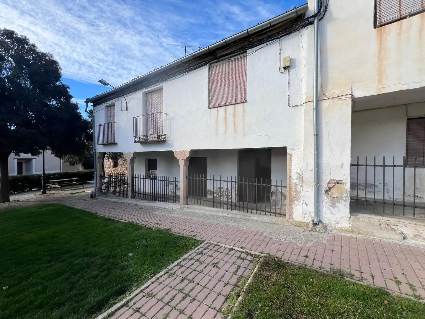Vista exterior de Casa o chalet en venta en Turégano con Terraza