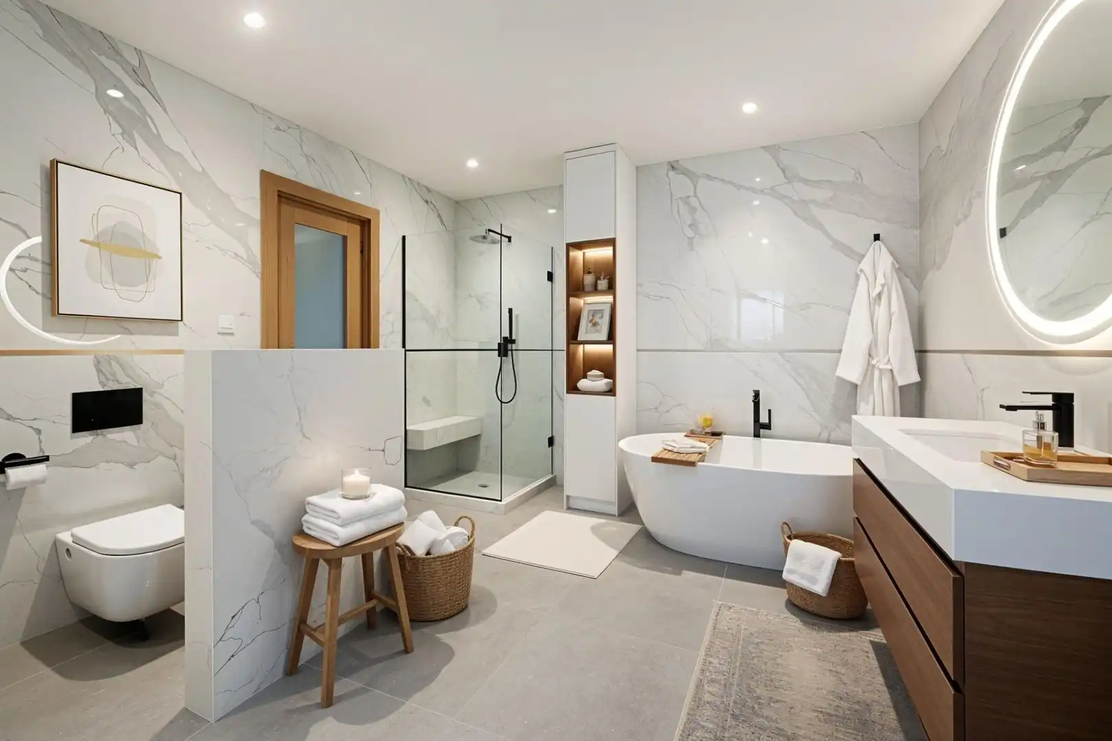 Baño de Finca rústica en venta en  Palma de Mallorca con Aire acondicionado, Calefacción y Jardín privado