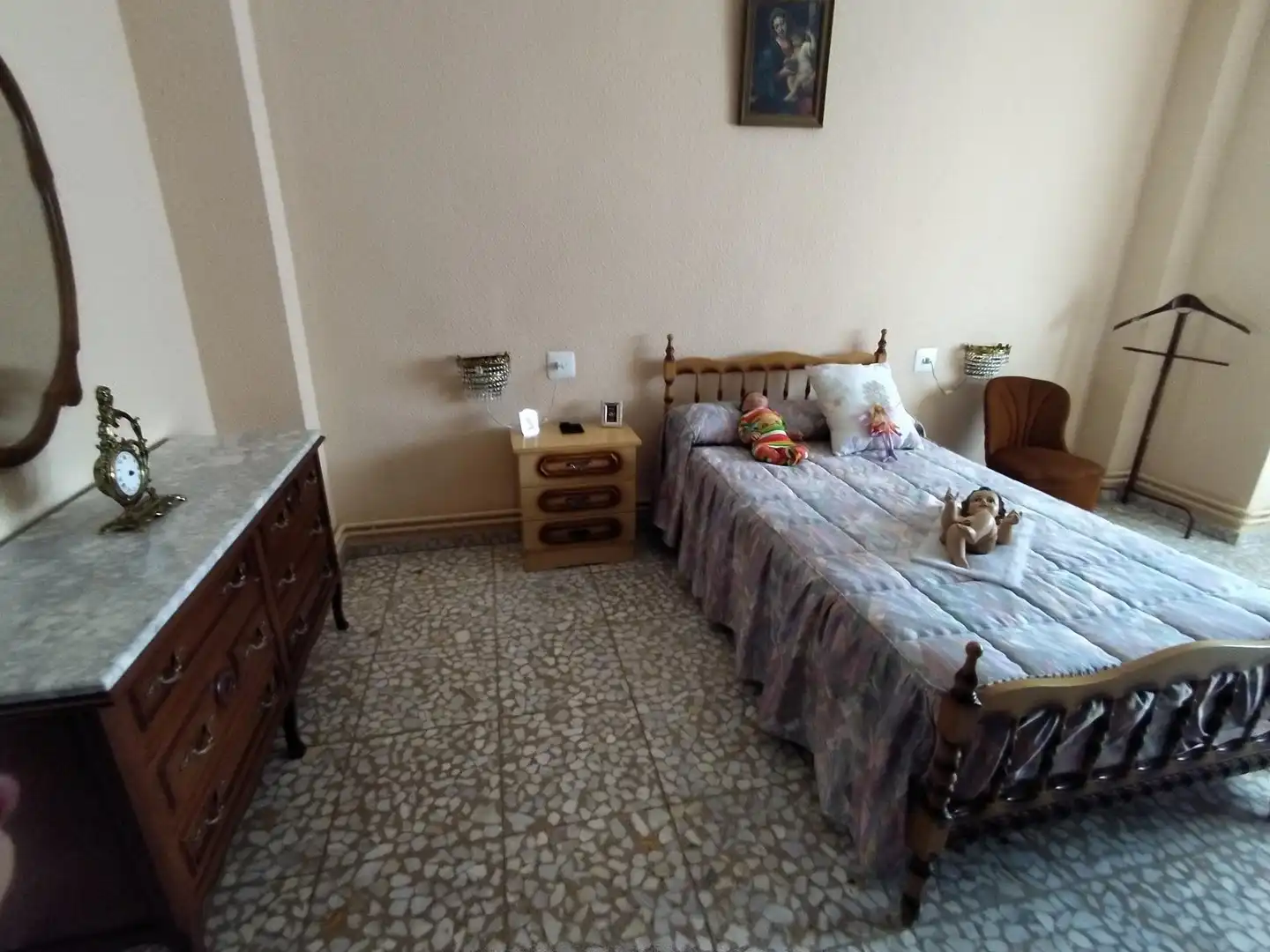 Bedroom of Flat for sale in La Roda  with Heating and Terrace