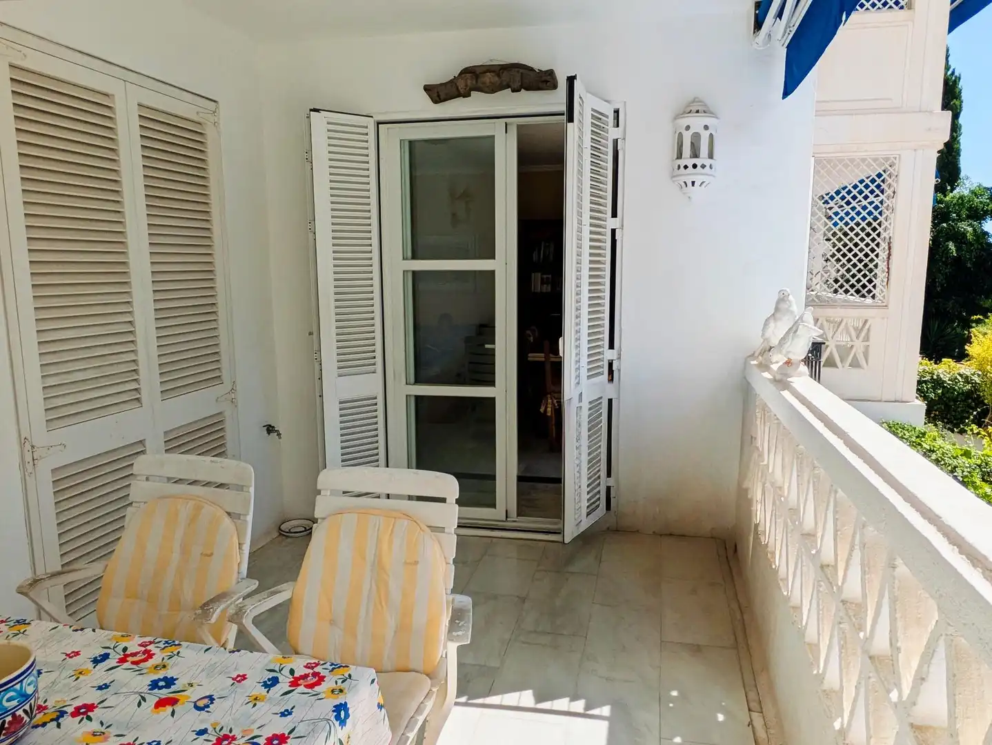 Balcony of Flat for sale in Marbella  with Air Conditioner, Heating and Private garden