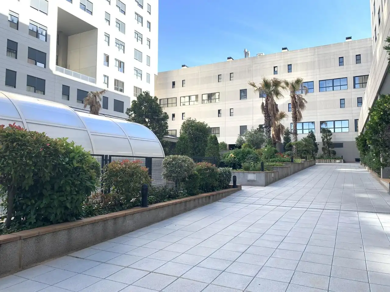 Terrace of Flat for rent in Coslada  with Air Conditioner, Furnished and Community pool