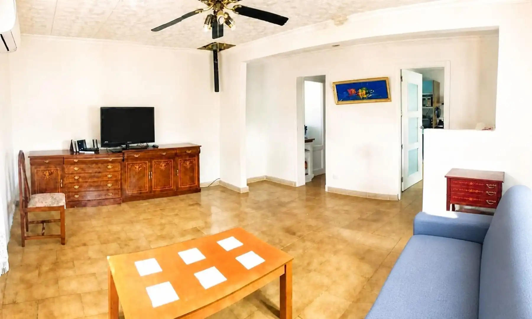 Living room of Houses for sale in Torrijo de la Cañada  with Private garden, Terrace and Storage room