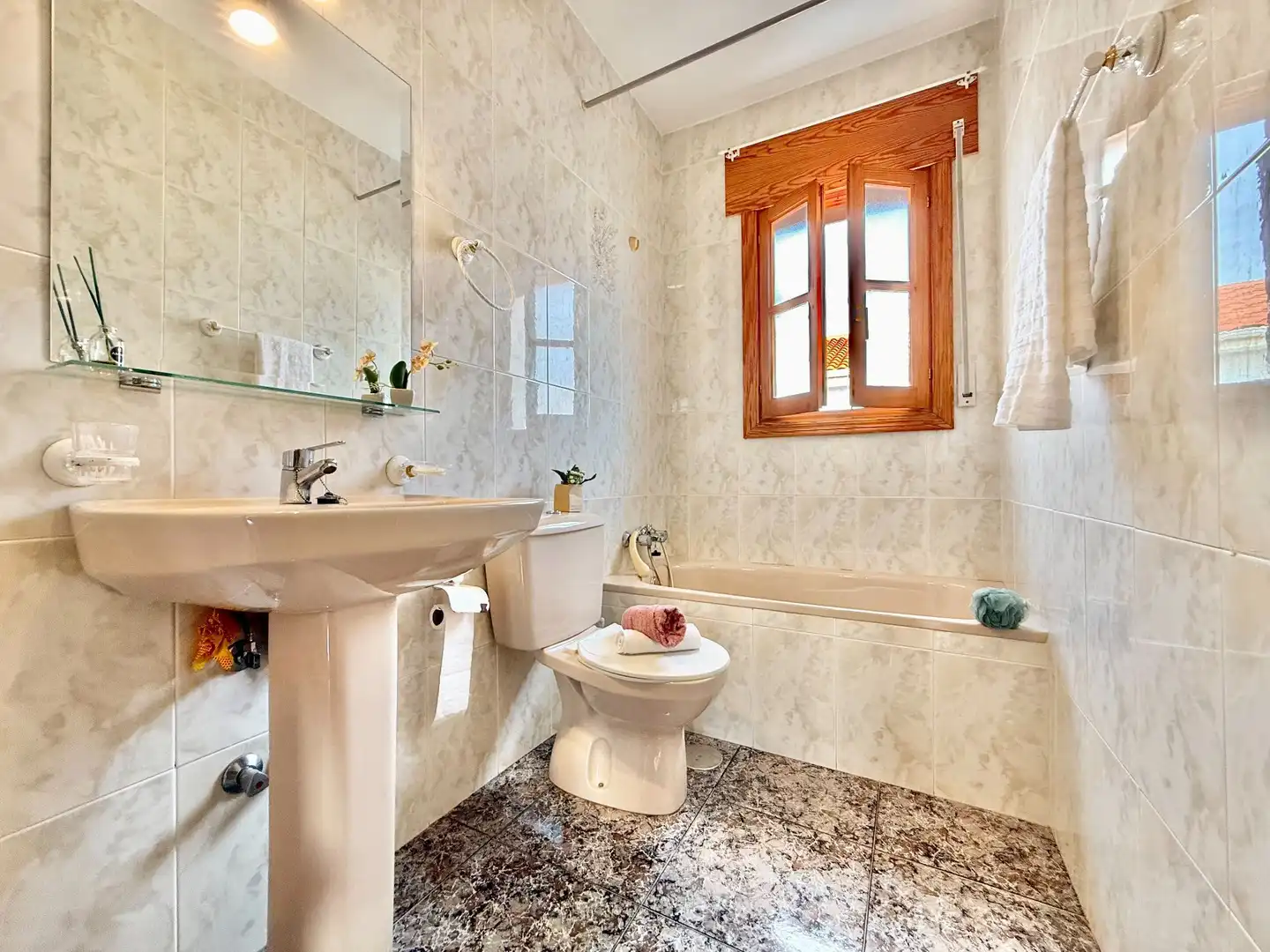 Baño de Dúplex en venta en San Javier con Aire acondicionado, Jardín privado y Trastero