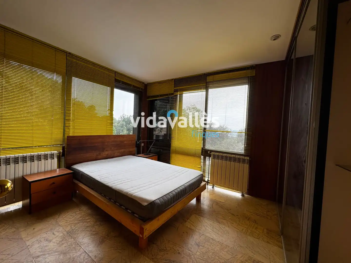 Schlafzimmer von Wohnung zur Miete in La Roca del Vallès mit Heizung, Privatgarten und Parkett