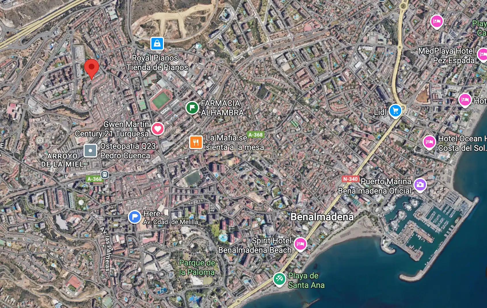 Vista exterior de Piso en venta en Benalmádena