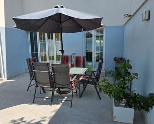 Terrace of Single-family semi-detached for sale in  Albacete Capital  with Air Conditioner, Heating and Private garden