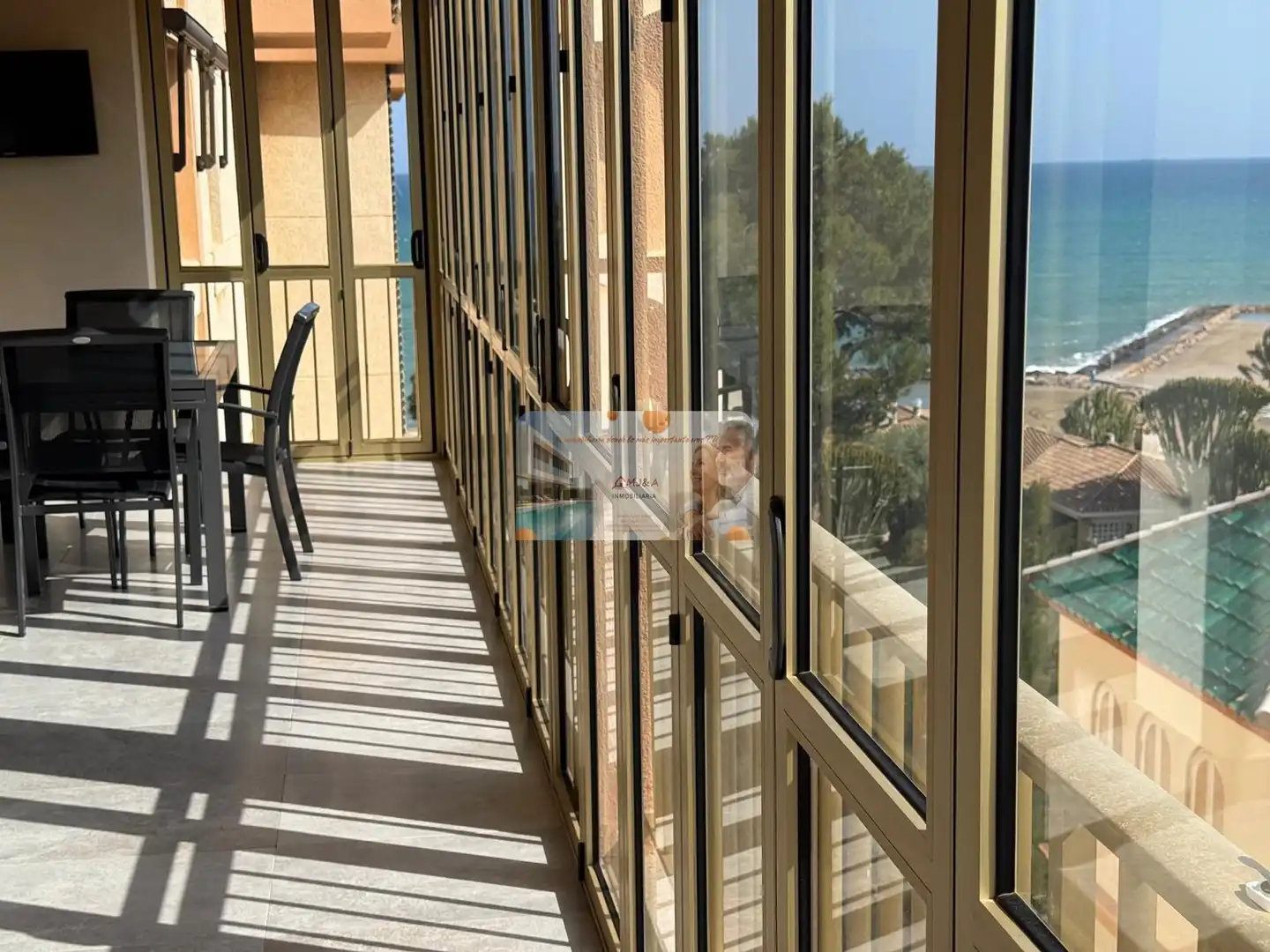 Terrasse von Wohnung zur Miete in Benicasim / Benicàssim mit Klimaanlage, Heizung und Terrasse