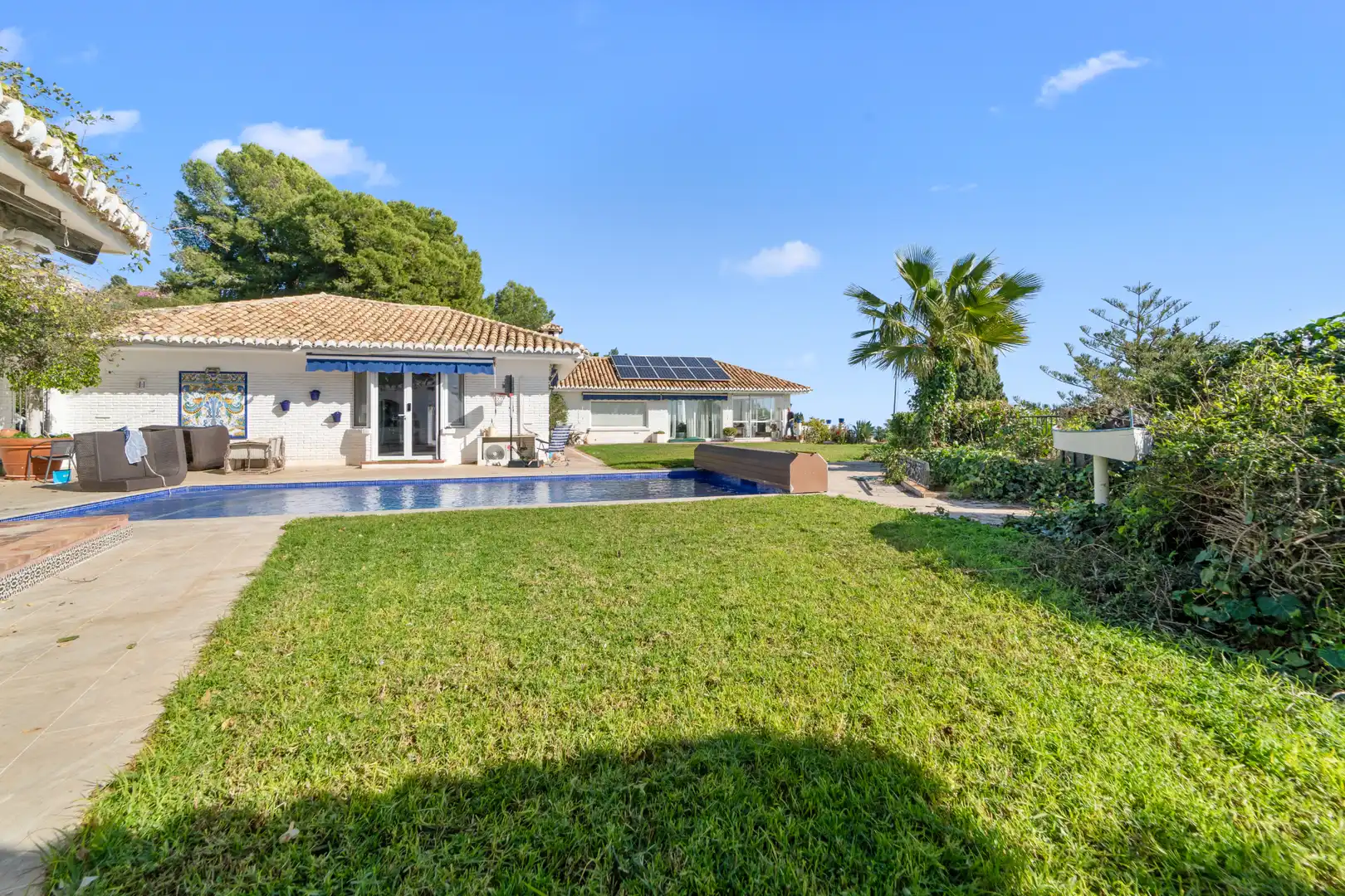 Jardín de Casa o chalet en venta en Benalmádena con Aire acondicionado, Jardín privado y Terraza