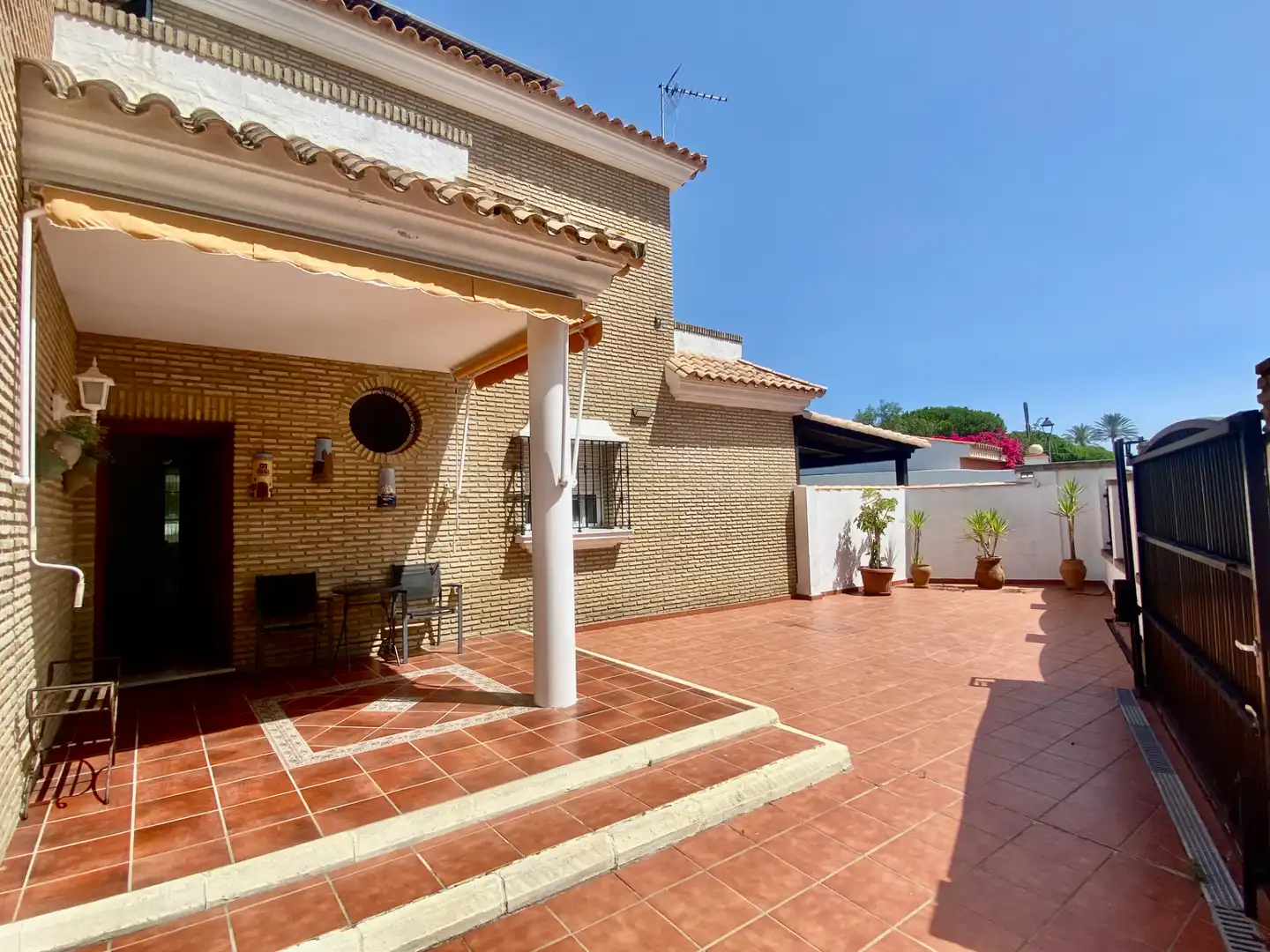 Terraza de Casa o chalet en venta en El Puerto de Santa María con Calefacción, Jardín privado y Piscina