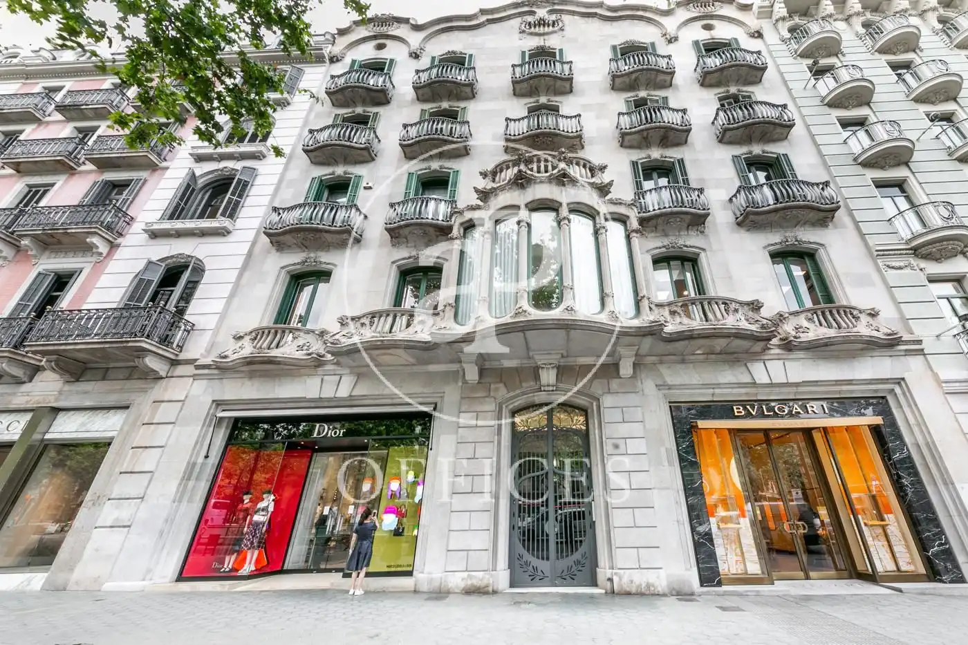 Vista exterior de Oficina de lloguer en Barcelona amb Aire condicionat i Calefacció