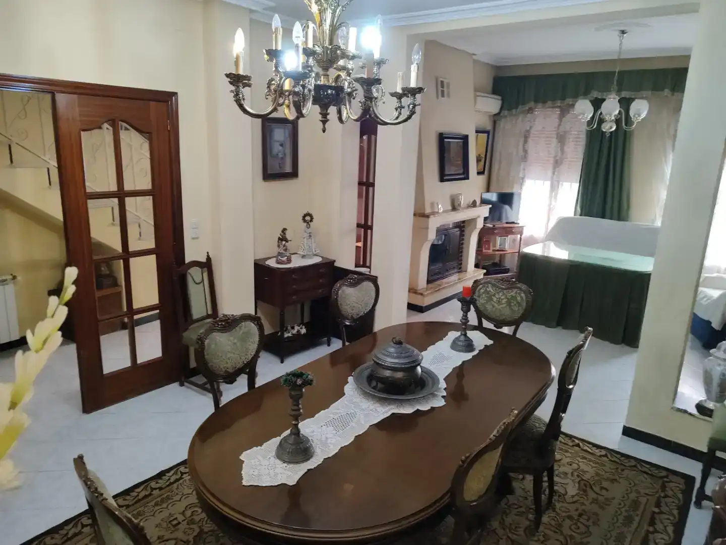 Menjador de Casa adosada en venda en Don Benito amb Aire condicionat i Balcó