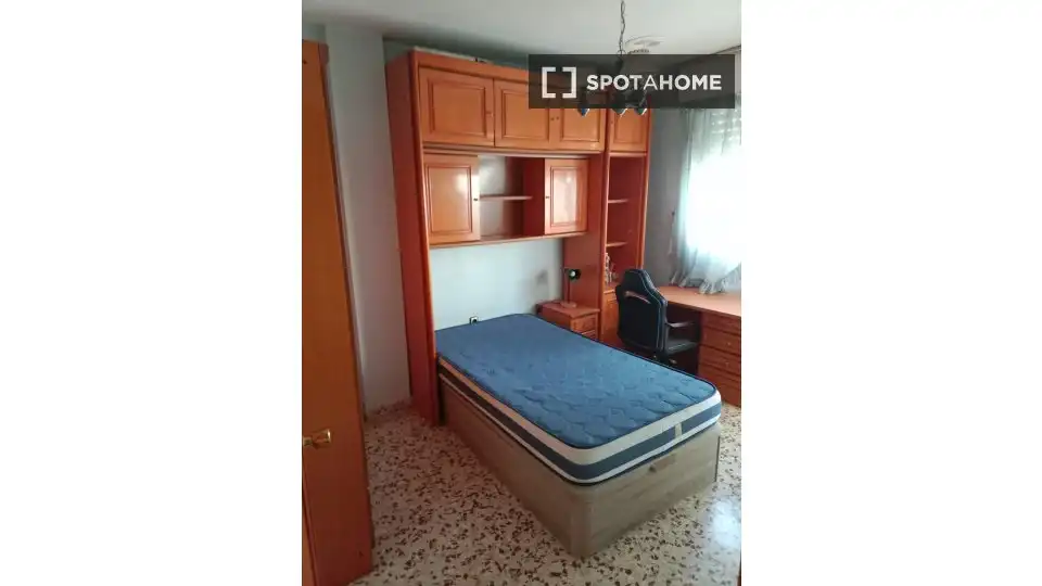 Bedroom of Flat for rent in Cartagena  with Air Conditioner, Heating and Furnished