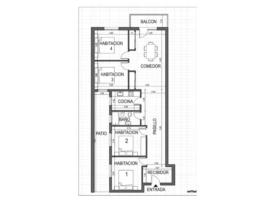 Flat for sale in Valencia  with Air Conditioner and Terrace