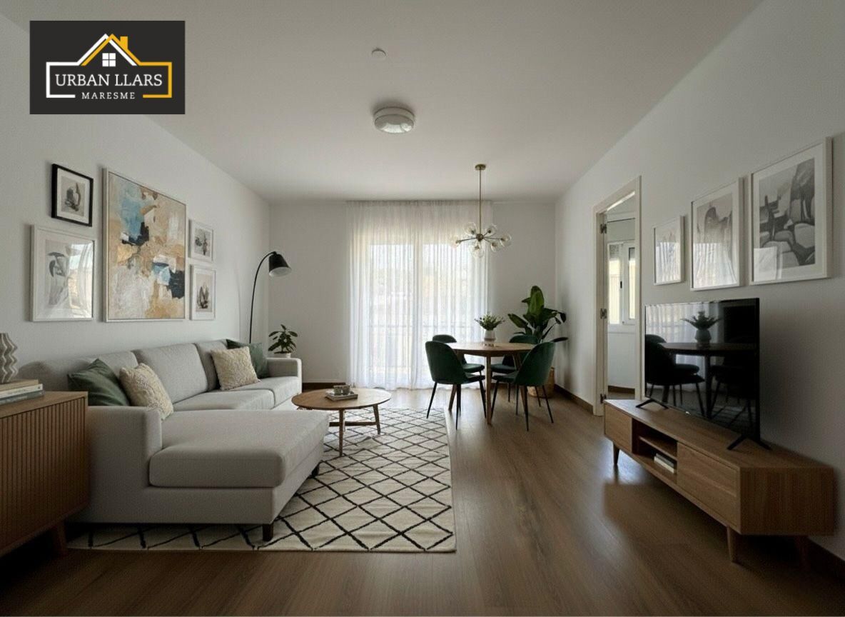 Sala d'estar de Pis en venda en Arenys de Munt amb Parquet, Balcó i Alarma