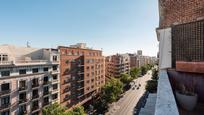 Exterior view of Attic for sale in  Madrid Capital  with Air Conditioner and Terrace