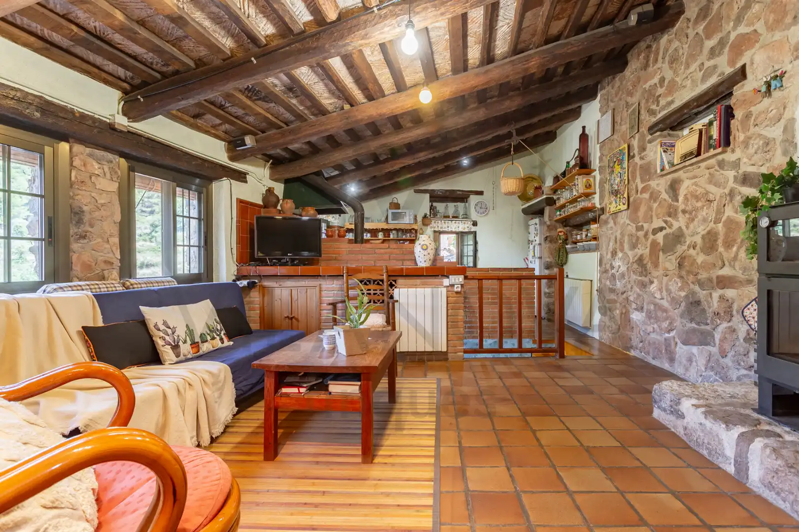 Sala de estar de Finca rústica en venta en Mont-ral con Calefacción