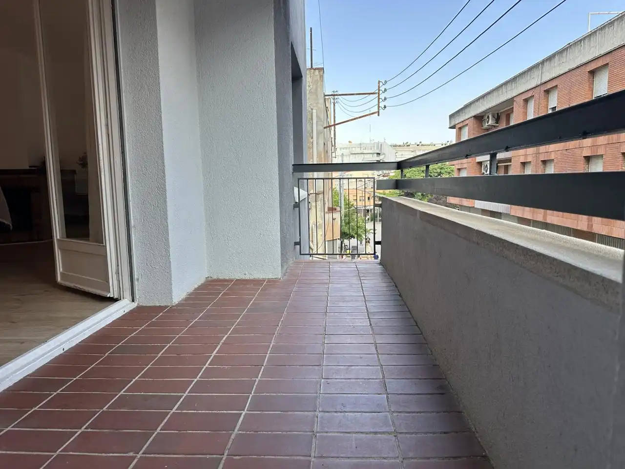 Balcony of Flat for rent in Terrassa  with Air Conditioner, Heating and Terrace